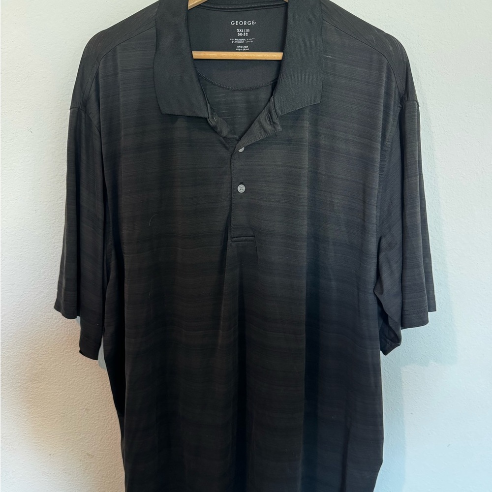 2xl George Men's Dark Polo short sleeved Shirt